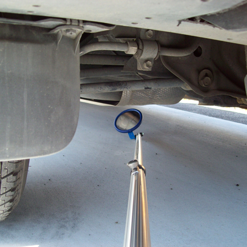 150mm Heavy Duty Inspection Mirror With Long Handle