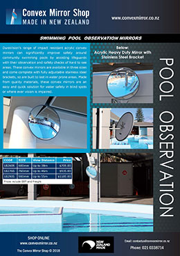 Swimming Pool Observation Mirrors Brochure