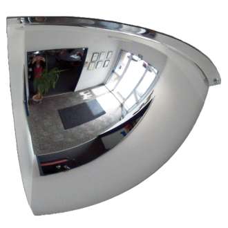 1200mm Indoor Quarter Dome Mirror (600x600mm)
