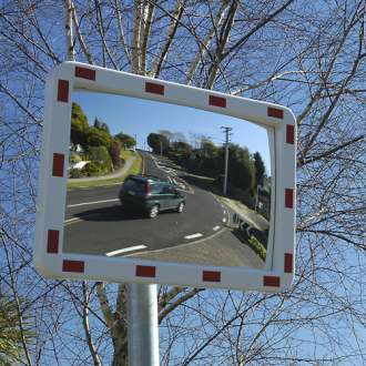 1000x800mm Rectangular Pro Series Traffic Mirror