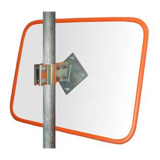 600x450mm Rectangular Stainless Steel Traffic Mirror