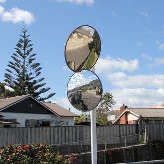 300mm Outdoor Heavy Duty Acrylic Convex Mirror