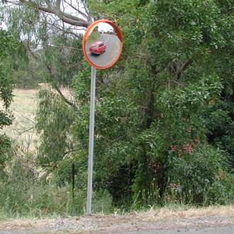 1000mm Outdoor Stainless Steel Traffic Mirror - PC