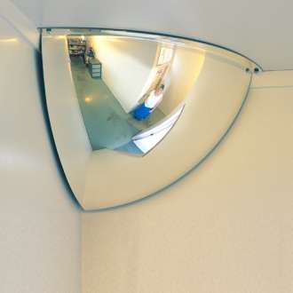 900mm Indoor Quarter Dome Mirror (450x450mm)