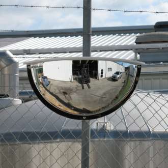 900x450mm Outdoor Two-Way Half Dome Mirror