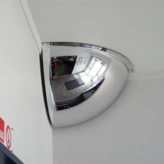 600mm Indoor Quarter Dome Mirror (300x300mm)