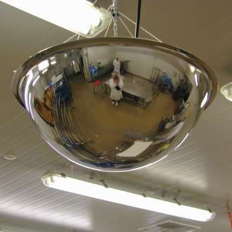 500mm Stainless Steel Food Safety Dome Mirror