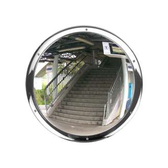 500mm Stainless Steel Wall Dome Mirror