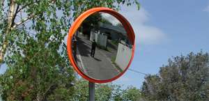 Outdoor Stainless Steel Traffic Safety Convex Mirrors