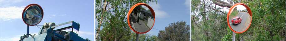 Outdoor Stainless Steel Traffic Safety Convex Mirrors