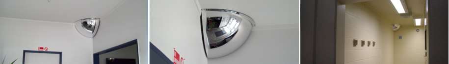 Indoor Quarter Dome Mirrors