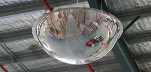 Stainless Steel Dome Mirrors