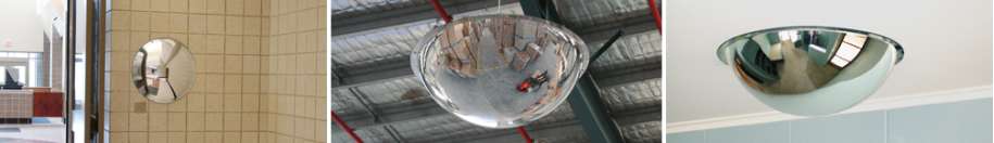 Stainless Steel Dome Mirrors
