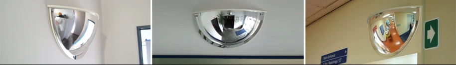 Indoor Deluxe Half Dome Mirrors
